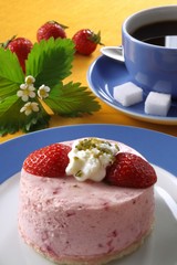 Leckeres Erdbeertörtchen