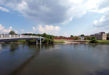 Fototapeta na wymiar Donau in Ingolstadt