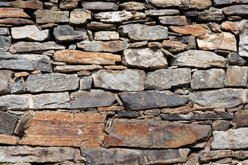 Eine Mauer aus Steinen für Hintergrund