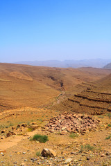 Fototapeta na wymiar canyon in Morocco