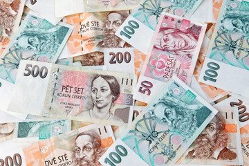 Geldscheine und Banknoten aus Tschechien