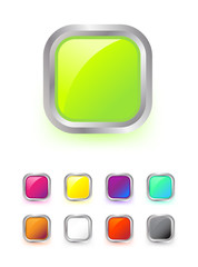 colorful square buttons