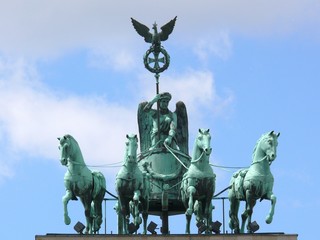 Fototapeta premium Quadriga auf Brandenburger Tor