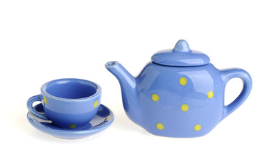 cups and teapot