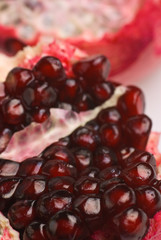 Pomegranate closeup