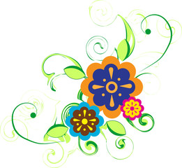 Flowers. Vector illustration