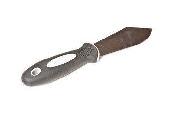 putty knife  isolated on a white studio background.
