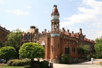 Hopital de la santa Creu i sant Pau Barcelone