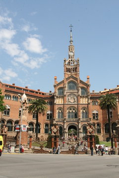 Hopital de la santa Creu i sant Pau Barcelone