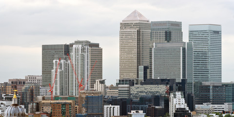 Canary Wharf, financial district, London, England, UK, Europe