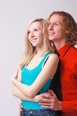 young smiling couple