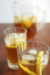 glass of ice tea