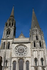 Fototapeta na wymiar The Cathedral of Chartres, France