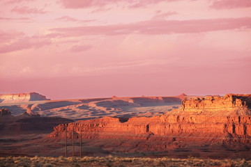 Naklejka premium American landscapes