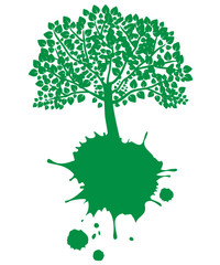 Obraz premium Tree green