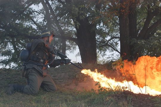 flame-thrower
