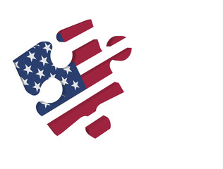 US Jigsaw piece