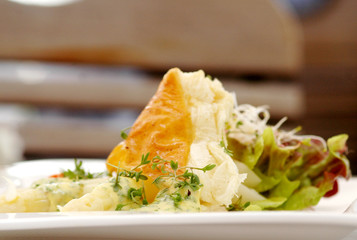 Spargel in Blätterteig