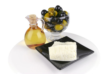 soft cheese and slices