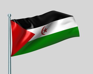 Nationalflagge Westsahara