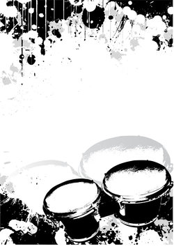 drums poster background