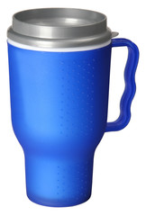 Thermos. Clipping path.