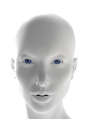 Mystique strange woman face