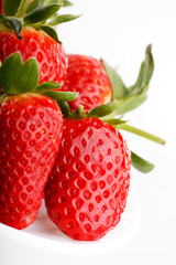 Fresh and tasty strawberries