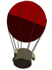 Obraz premium heißluftballon