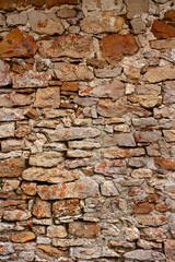 Masonry in Spain, old stone walls