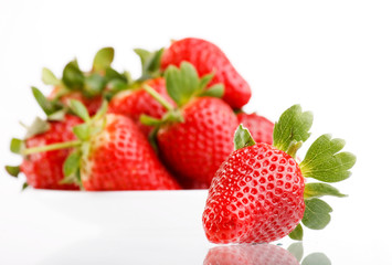 Fresh and tasty strawberries