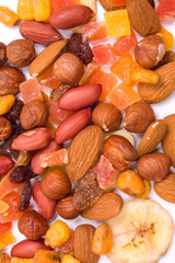 Dried fruit and nuts