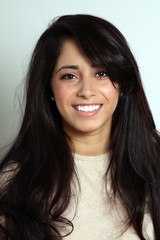 Fototapeta premium Young girl with bright future