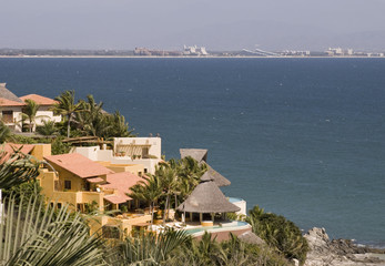Villas on the Mexican Pacific coast