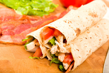 Chicken Tortilla Wraps