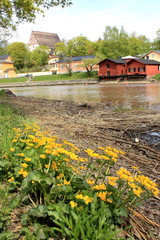 village wooden houses