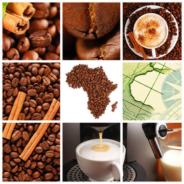 Coffee collage