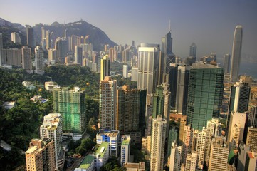Obraz premium Hong Kong / Hongkong - China - Skyline