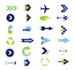Directions Icons vector