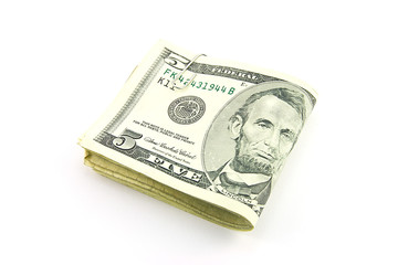 Fold of Dollar Bills