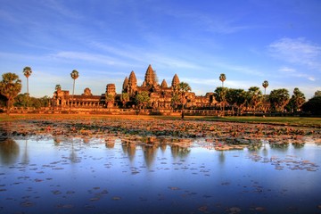 Angkor Wat - Siam Reap, Cambodia / Kambodscha - obrazy, fototapety, plakaty