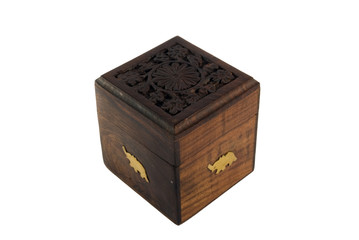 Indian Tea box, Isolated