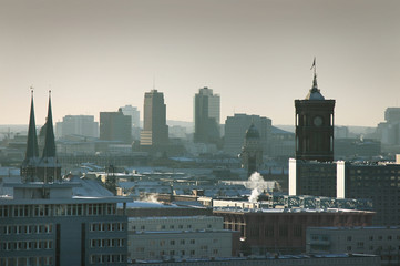 Berlin-Skyline mit Rathaus