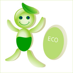 Eco smiley - Faccina ridente