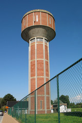 Wasserturm in Belgien De Haan