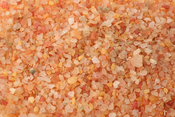 Fototapeta na wymiar Sea salt with mustard