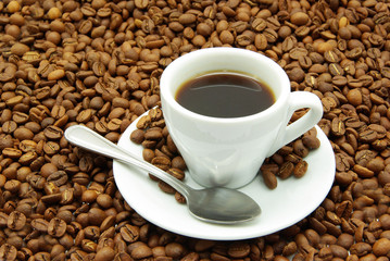 cup with coffee