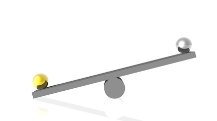 gold and silver balance