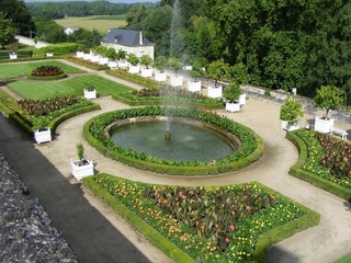 Obraz premium giardino del castellodi ussé, francia