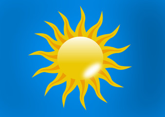 Sonne mit Hintergrund